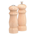 6" Salem Natural Pepper Mill/Salt Shaker Set